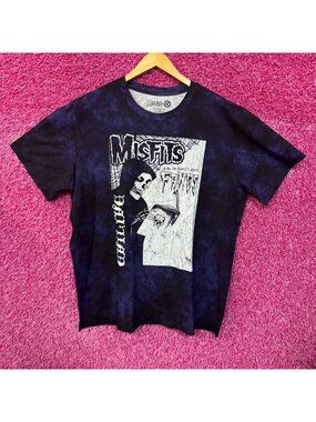 The Misfits Fangs Evil Live Horror Punk Band Tie Dye XXL